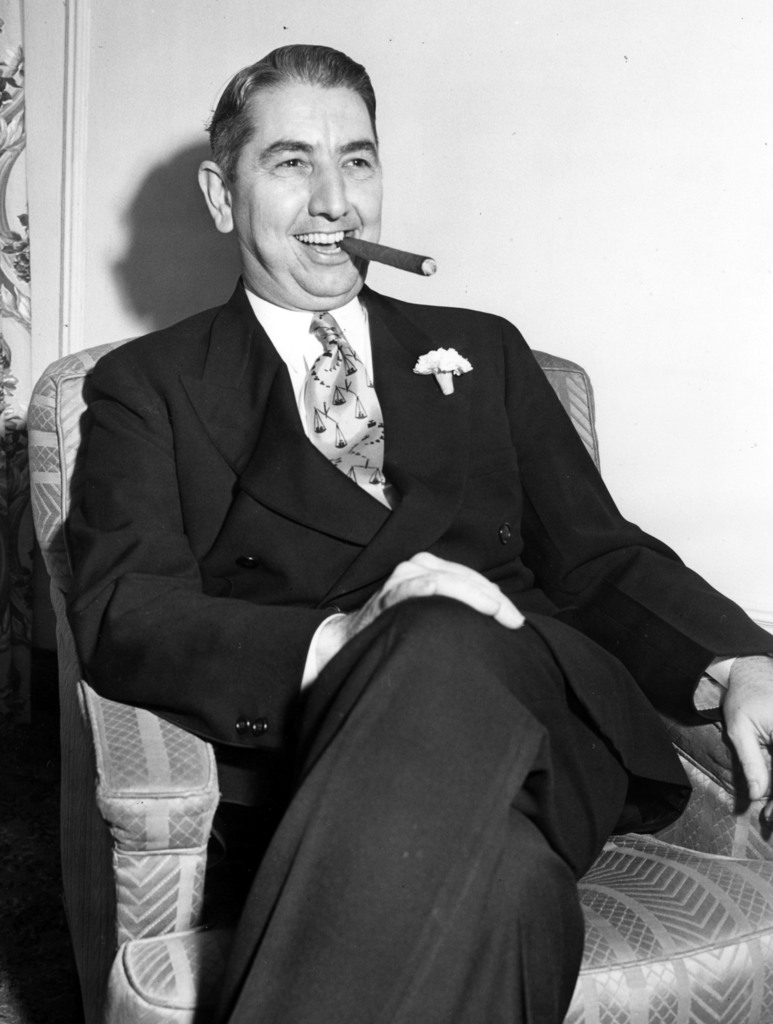 Attorney General Tom C. Clark Seated, Smoking Cigar - U.S. National  Archives Public Domain Image