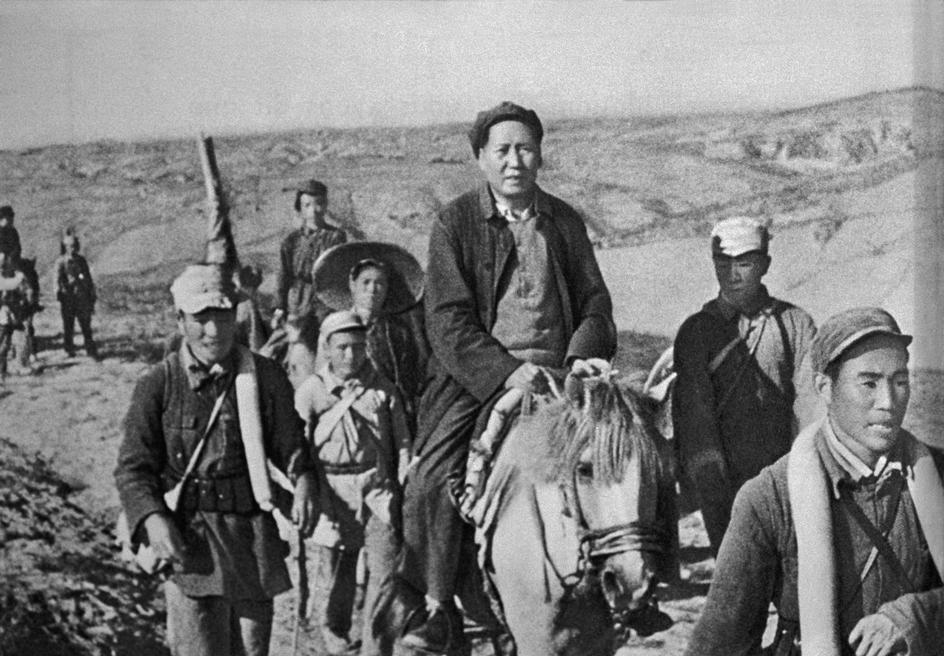 Chinese Civil War - Mao and his guerrilla fighters during the Long March. | 古写真, 歴史, 历史