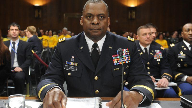 General Lloyd J. Austin III at his confirmation hearing. [Source: euractiv.com]