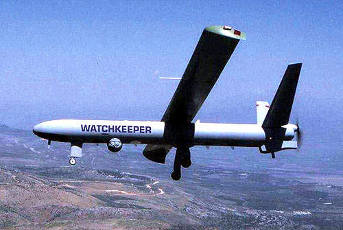 In August 2005, Thales UK was awarded the contract for the development, manufacture and initial support (DMIS) phases of the Watchkeeper programme.