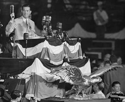 Robert E. Hannegan opening the convention