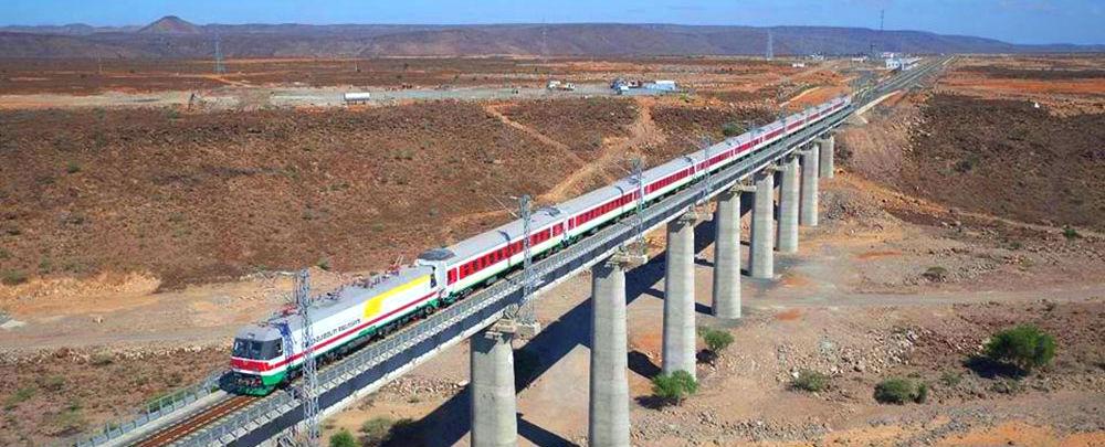 The Chinese-built Addis Ababa–Djibouti Railway, one link in Beijing's massive Belt and Road network.