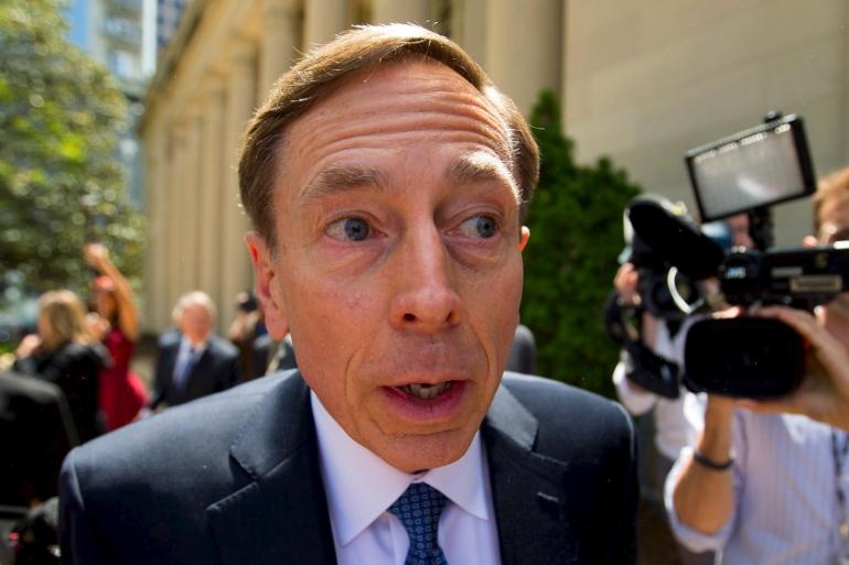 Civil liberties groups say the government's lenient treatment of Petraeus suggests double standards [Reuters]