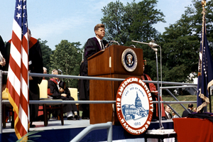 JFK's AU Speech: 50 Years Forward on Peace | American University,  Washington, D.C.