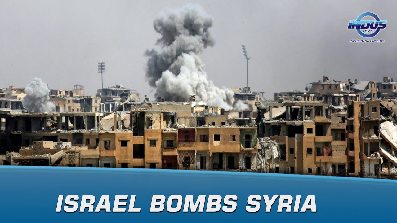 Israel Bombs Syria | Indus News | Indus News Bulletin - YouTube