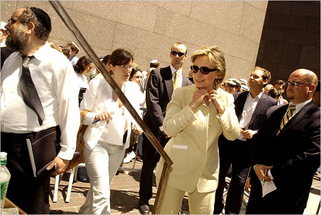 Clinton Vows to Back Israel in Latest Mideast Conflict - The New York Times
