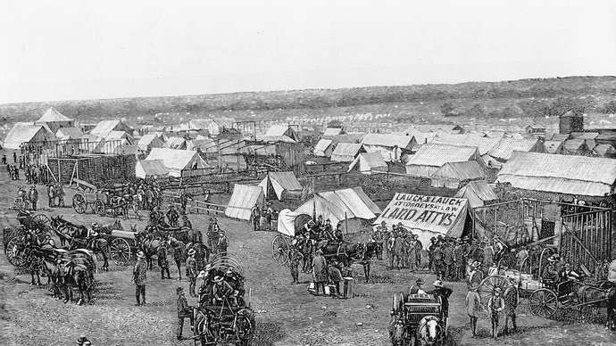 Oklahoma land rush