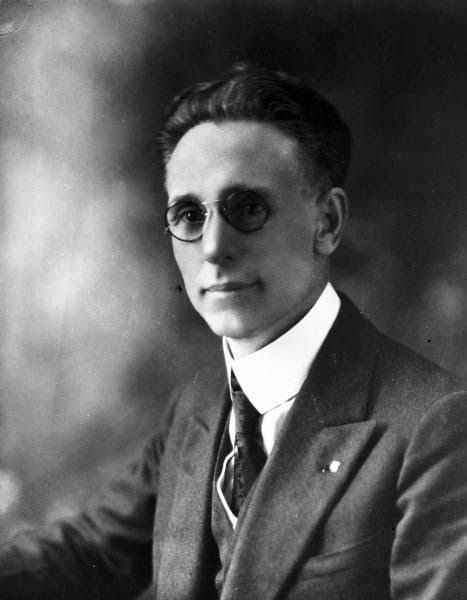 Portrait of Tulsa Mayor T.D. Evans, elected in 1920