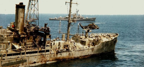 A large ship in the water

Description automatically generated with low confidence