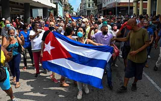 Anti-Government Protests in Cuba Provoked by U.S. Embargo Has Right-Wingers Salivating at the Prospect of Regime Change