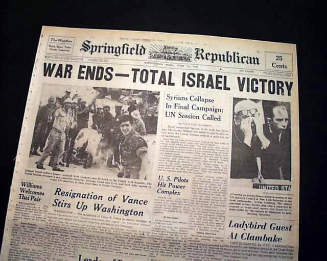 Israel provoked the Six-Day War in 1967, and it was not fighting for  survival – Mondoweiss