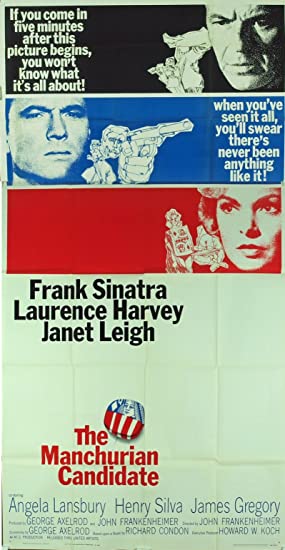 The Manchurian Candidate (1962) Original Movie Poster FRANK SINATRA Film  Directed by JOHN FRANKENHEIMER at Amazon's Entertainment Collectibles Store