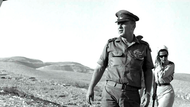 Yitzhak Rabin, a day after the war (Photo: Shlomo Lavi/GPO)
