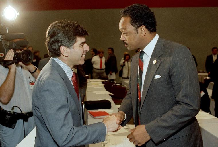 1988: Jackson mounts a serious challenge, but a loss in one state ends the  quest