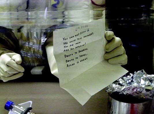 Anthrax Attacks Directed Against Public Officials Following 9/11 Had all the Markings of a False Flag Operation