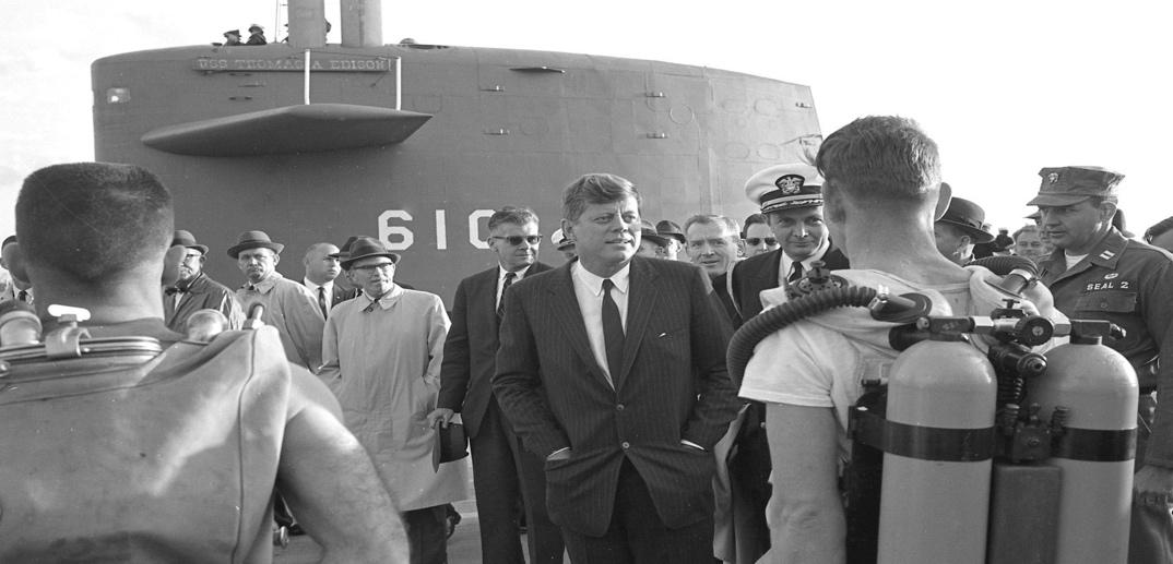 April 13, 1962 | JFK and SEAL Team 2 in Norfolk - The Virginian-Pilot