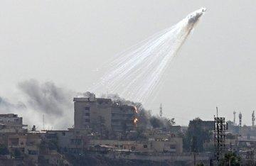 Coalition drops white phosphorus bombs in Syria’s Hajin