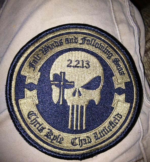 Craft International 4" Memorial Patch American Sniper Punisher Chris Kyle for sale online | eBay
