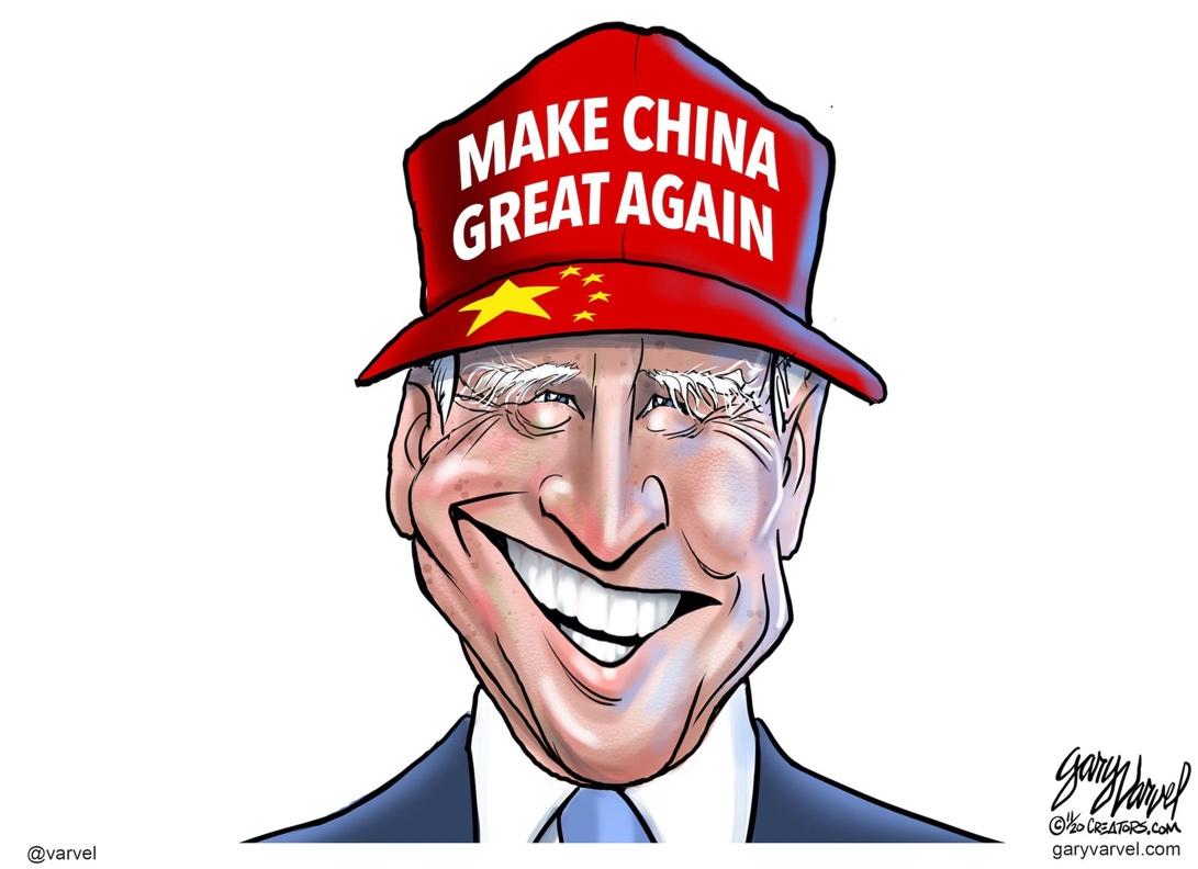 Political Cartoons - Tooning into Sleepy Joe Biden - Make China Great Again  - Washington Times