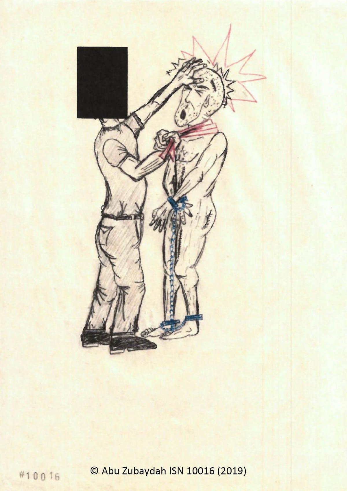 Abu Zubaydah drawing