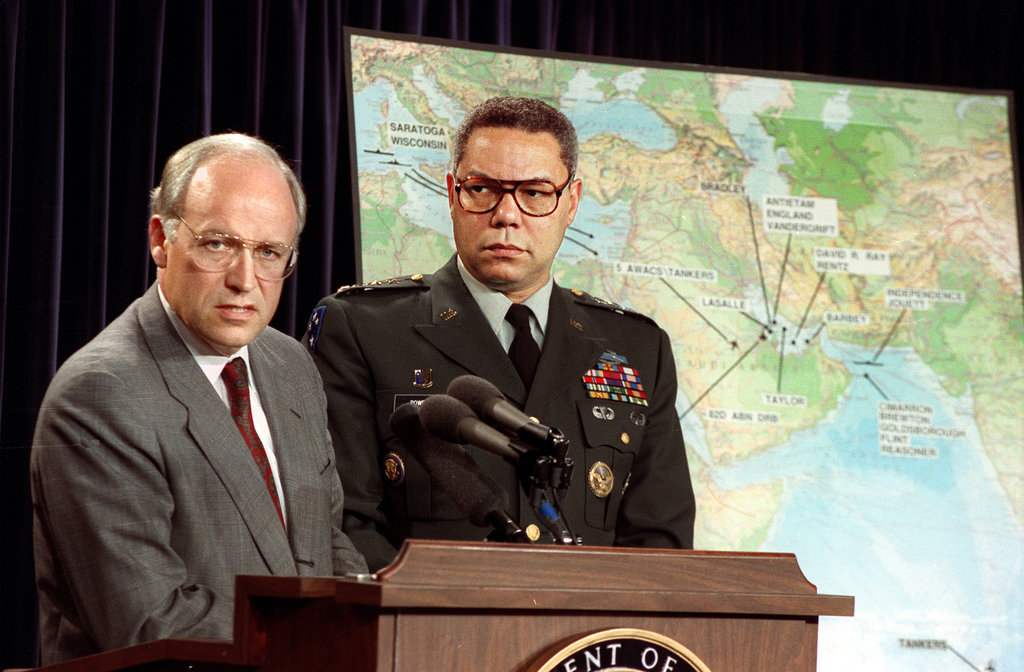 Dick Cheney and Colin Powell: The Odd Couple - The New York Times
