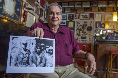 Félix Rodríguez, at his house in Miami.