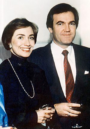 Hillary Clinton, Vincent Foster in happier times.