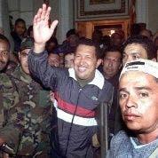Hugo Chavez was rescued and restored to power on April 13, 2002.
