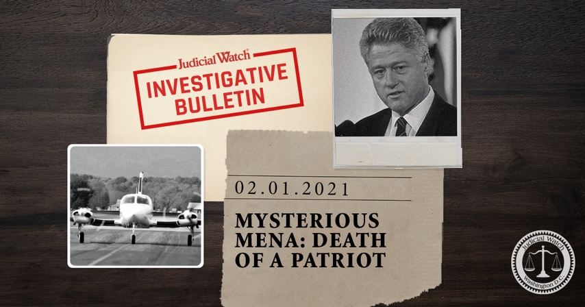 Mysterious Mena: Death of a Patriot | Judicial Watch