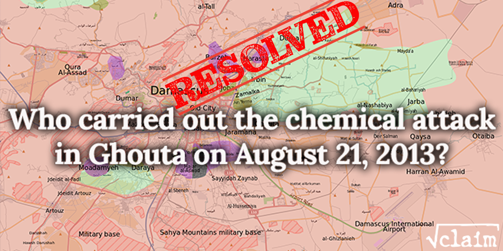 New evidence resolves the controversy surrounding the 2013 Syria sarin attack.