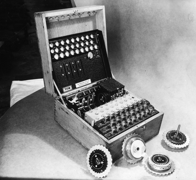 A captured Japanese code device known as Purple.