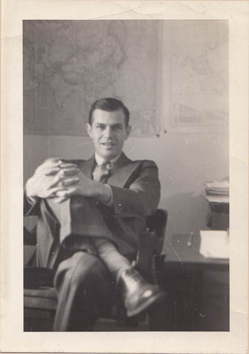 Alger Hiss at State Dept office, 1940