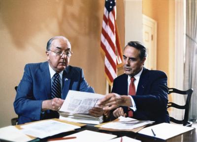 Bob Dole with Jesse Helms | Robert and Elizabeth Dole Archive and Special  Collections