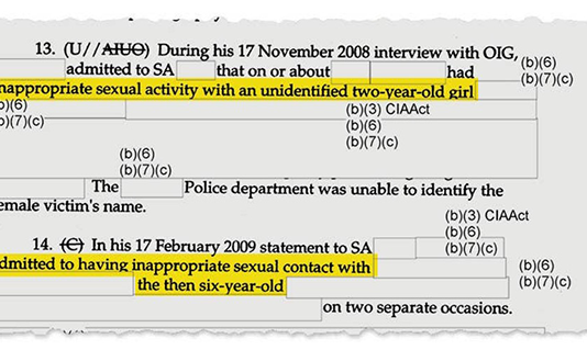 Sex Crimes of the CIA—Unreported, Unrepented, and Unpunished