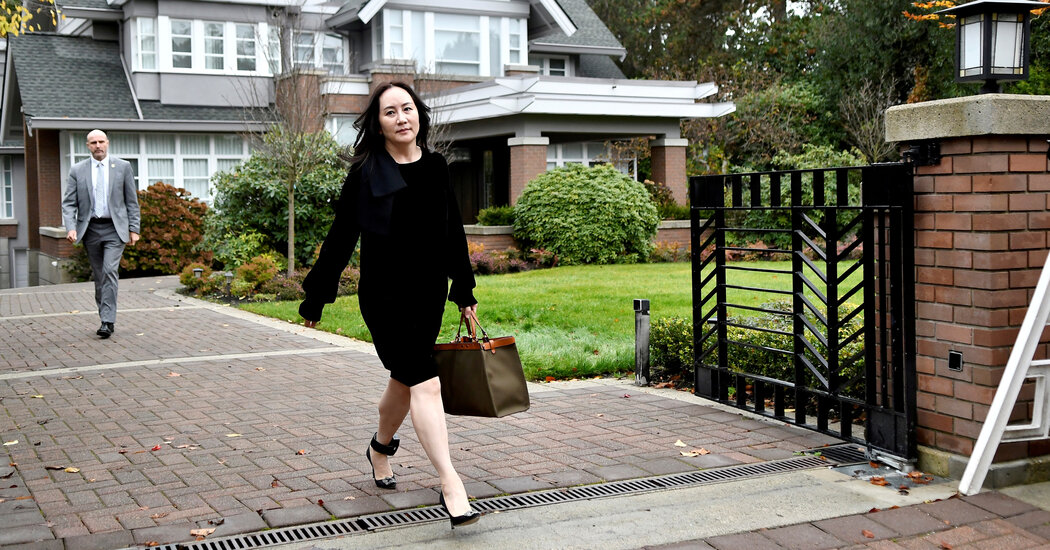 For Meng Wanzhou, Huawei Executive Held in Canada, an Opulent Detention -  The New York Times