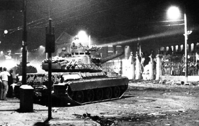 The Polytechnic uprising in November 1973.