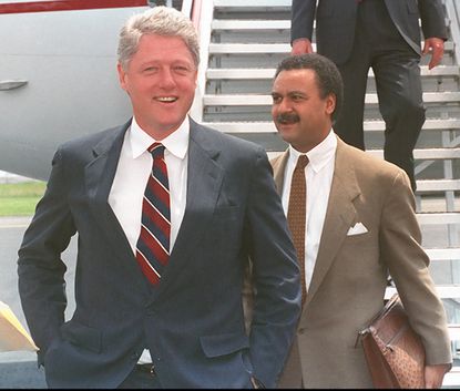 Bill Clinton defends Ron Brown, says members of GOP 'need a rabies shot':  National Archives - New York Daily News