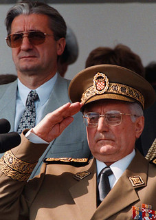CROATIA | Croatia's late president Franjo Tudjman (R) salute… | Flickr
