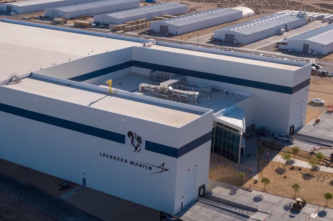 Lockheed Martin’s newest Skunk Works facility spans 215,000 square feet in the California desert.