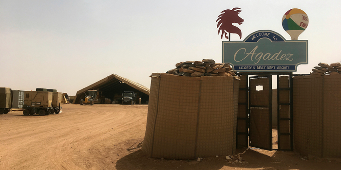 Niger Africa air base drones
