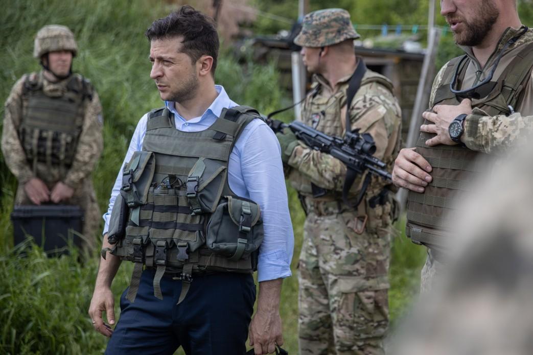 President Zelensky pays first working visit to Donbas (Photos) | UNIAN