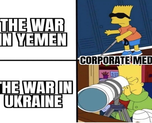 As Outrage Grows Over Civilian Casualties in Ukraine, Media Ignores Suffering of Yemeni People
