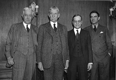 Founding Fathers of the Council on Foreign Relations (John W Davis, Elihu Root, Newton D Baker, Hamilton Fish Armstrong)