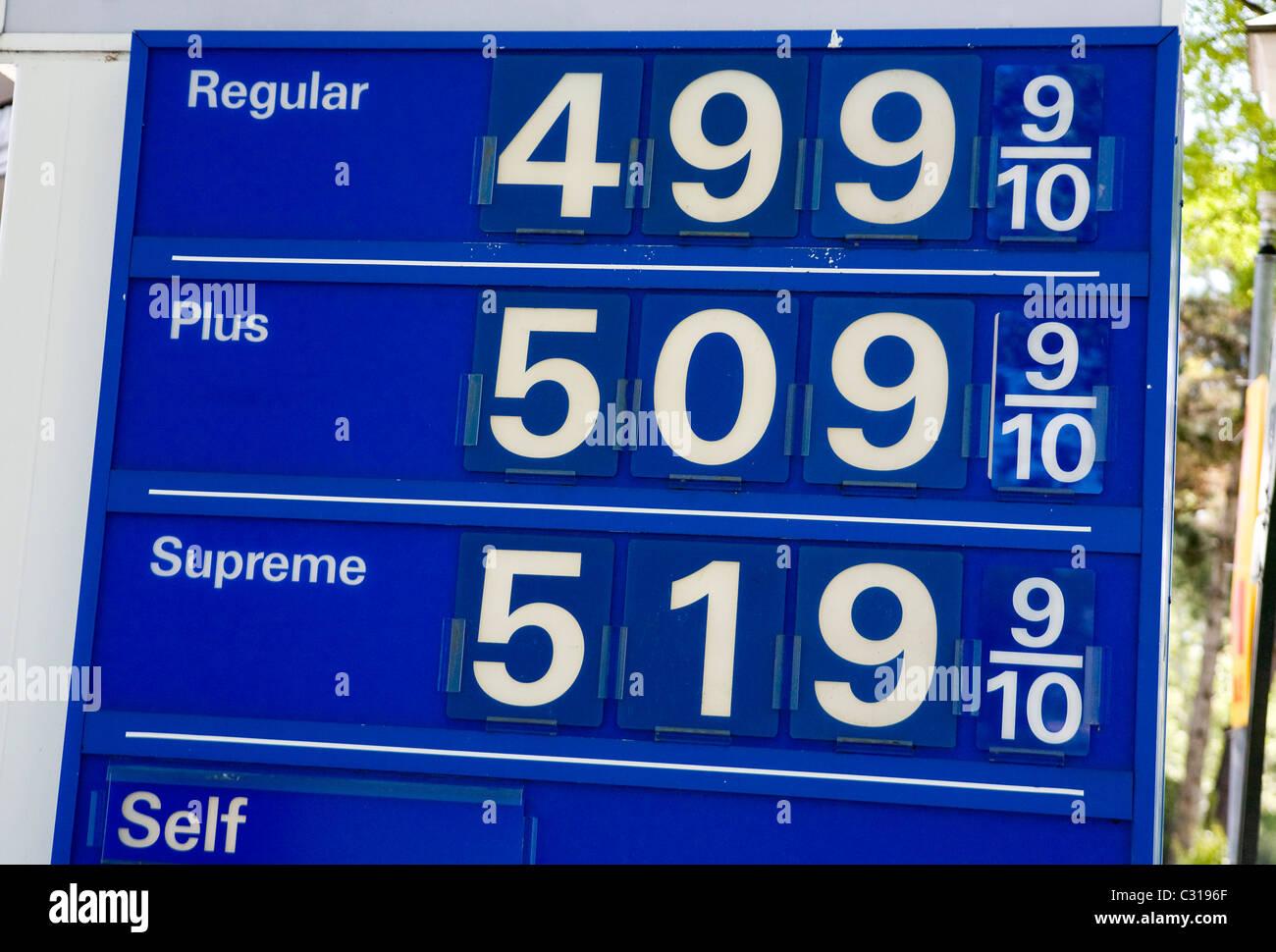 Gas Prices High Resolution Stock Photography and Images - Alamy
