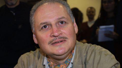 Picture of Venezuelan terrorist Illich Ramirez Sanchez known as 'Carlos the Jackal' taken at a Paris courthouse in November 2004.