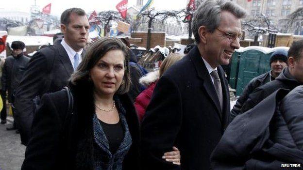 Victoria Nuland and Geoffrey Pyatt, Kiev, 10 December