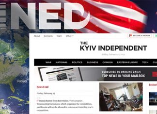 NED Finances Key Ukrainian Propaganda Organ, the Kyiv Independent