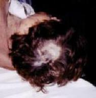 A picture containing indoor, hairpiece, dog

Description automatically generated