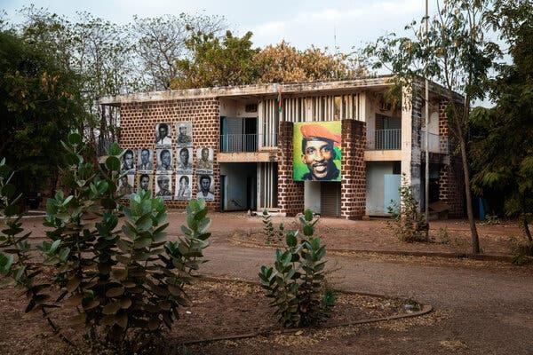 The government building where Thomas Sankara and 12 aides were killed on Oct. 15, 1987.