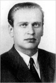 Yuri Nosenko in a photograph provided by the Center for Counterintelligence and Security Studies and believed to be from his K.G.B. credentials.